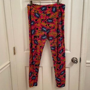 Lularoe Disney Tangled Leggings size Tall & Curvy
